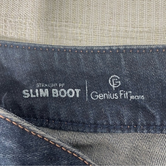 Lane Bryant Genius Fit Jeans Straight Fit Slim Boot Dark Wash Size 14 - Picture 14 of 16